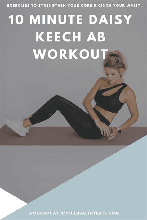 daisy abs workout|daisy keech small waist workout.